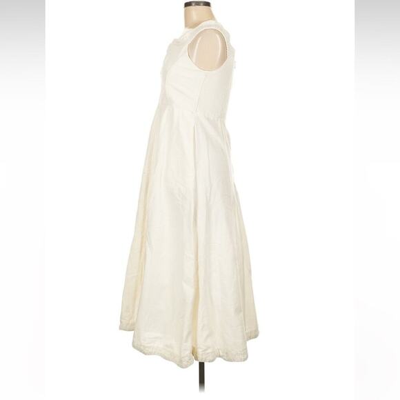 Sea New York Ivory Sleeveless Midi Dress - Picture 4 of 7